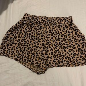 H&M Cheetah Print Shorts